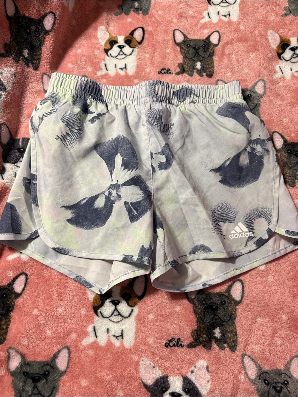 adidas Floral Print Athletic Shorts